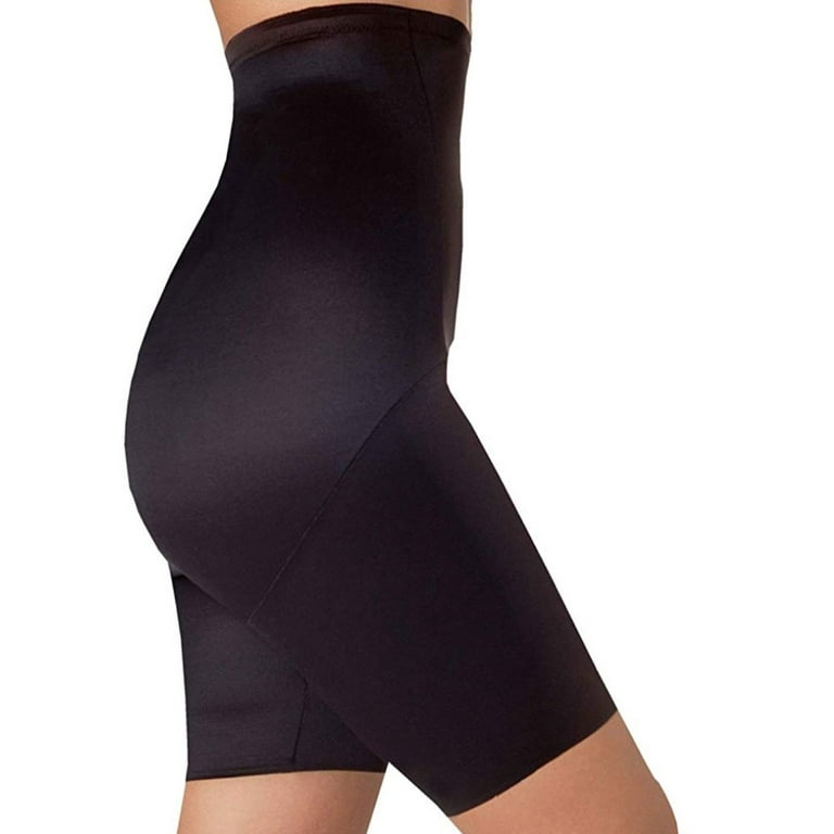 Naomi and Nicole Women's Unbelievable Comfort Plus Hi Waist Thigh Slimmer,  Black, X-Large/1X at  Women's Clothing store