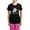 With Pink Pant, variant on CafePress - Nollaig Shona Duit Women's Dark Pajamas - Women's Short Sleeve Print T-Shirt and Pants Dark Cotton Pajama Set