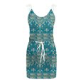 thumbnail image 4 of SMihono Robe d'Été pour Femmes Grande Taille Mode pour Femmes Couleur Unie Confortable Ample Sans Manches Décontractée Hauts Robe, 4 of 5