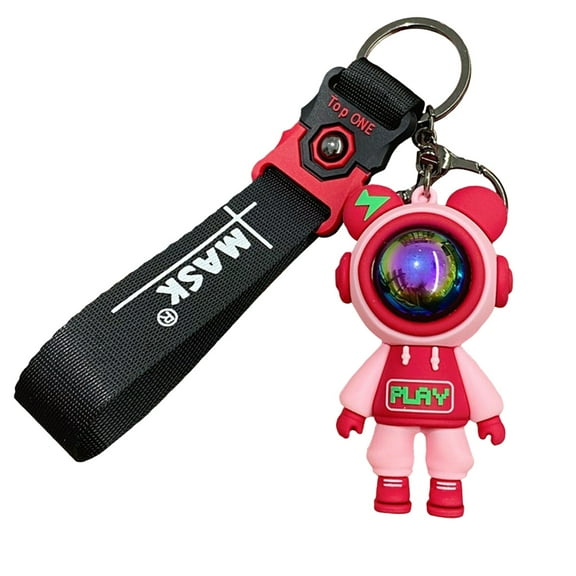 Lightning Bear Keychain Pendant - Keychain Cute Silicone Key Ring Holder Flexible & Bag Charm Accessory For Keys Backpacks For Kids & Friends