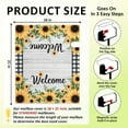 thumbnail image 4 of Sunflower Mailbox Covers Magnetic Standard Size 21" X 18" Spring Summer Floral Welcome Mailbox Wraps Post Letter Box Cover for Garden Yard Home Decor Outdoor Decorations, 4 of 6