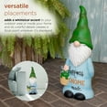 thumbnail image 3 of Alpine Corporation 24"H "Happiness is Gnome Made" Indoor/Outdoor Gnome Statue, Multicolor, 3 of 12