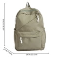 thumbnail image 3 of Weebloom Large School Backpack For Kids Girls Bookbag Middle High School College Army Green, 3 of 4