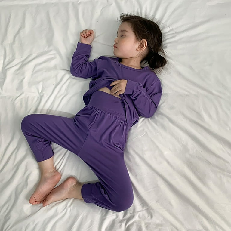 Barefoot Little Girls Sleepwear URMAGIC 2-8T Kids Little Girl Boy