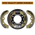 thumbnail image 5 of LEAPGOMAX Club Car Brake Shoes and Spring Kit for DS G&E 1995-up (Automatic Adjust)& Precedent 1018232-01 Golf Cart Replacement Brake Shoe Pads (2 Short & 2 Long), 5 of 5