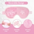 NEWGO Cooling Eye Mask, Gel Eye Mask Reusable Hot or Cold Therapy Gel