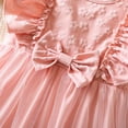 thumbnail image 6 of Easter Dresses Flower Prints Princess Dress Long Summer Dress for Teens Casual Spring Dress (Pink,9-12 Months), 6 of 8