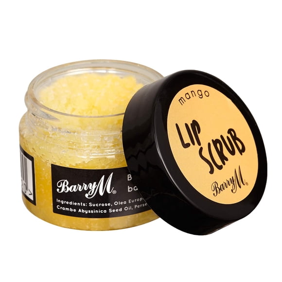 Barry M Cosmetics - Exfoliante labial - Exfoliante rico en azúcar emoliente - Mango
