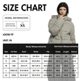 thumbnail image 6 of PUFFIT Women Puffer Jacket Hood Winter Water Repellent Wind-resistant Ladies Classic Quilted Padded Coat Big Pocket, 6 of 7
