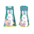 thumbnail image 7 of Logiee Happy easter Print Summer Dresses for Women,Beach Sleeveless Flowy Pocket Tshirt Tank Sundresses,Women's Sleeveless Dress, 7 of 7