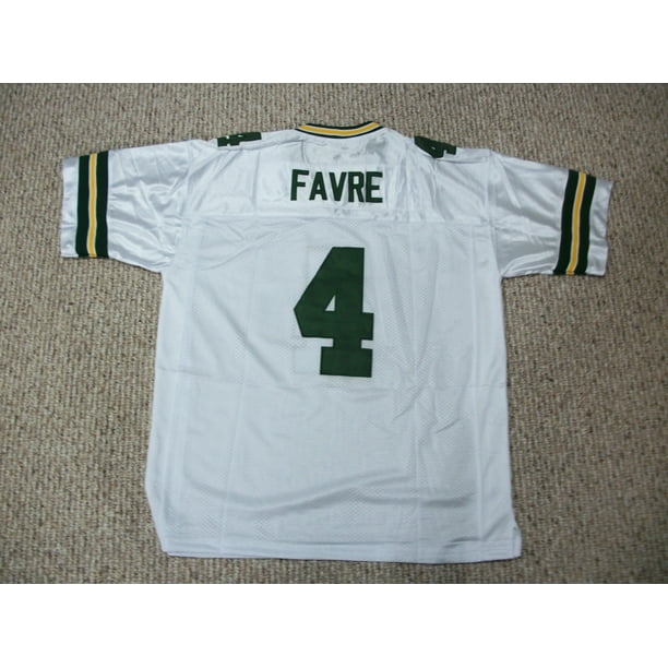 Unsigned Brett Favre Jersey #4 Green Bay Stitched White Football New No Brands/Logos Sizes - Walmart.com