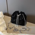 thumbnail image 3 of Bolso de lentejuelas personalizado de moda para mujer, bolso tipo cubo, bolso de hombro, bolso cruzado de noche de moda, 3 of 6