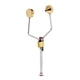 thumbnail image 4 of Soporte de Bobina de Tubo de Cerámica con Cabeza de Latón, Soporte de Bobina de Herramientas de Atado de Moscas dorado, 4 of 8