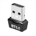 thumbnail image 1 of Adaptador USB Bluetooth 6.0 BT6.0 Dongle Receptor de Audio y Música Transmisor para Teclado, Ratón, Auriculares y Altavoces Bluetooth, 1 of 5