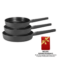 thumbnail image 2 of COMBO de 3 Sartenes Antiadherentes Hudson Daily (20cm, 24cm y 26cm) + Esponja de Regalo, 2 of 5