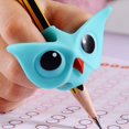 thumbnail image 2 of 6 Room(deep blue green light blue) Children's Writing, Finger Guide, the Children's Finger Guide Silicone Pencil Grips, Ergonomic Writing Aid for Child Adult Needs, Effective, to Help Correct Handwr, 2 of 3