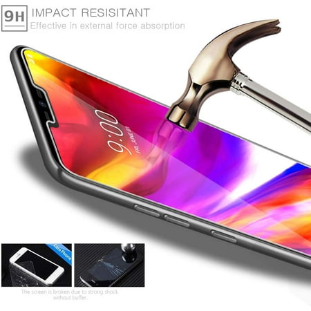 2 Pack Lg X Power3 Screen Protector Ivencase Premium Tempered Glass Rounded Edge Bubble Free Anti Scratch Easy Walmart Canada