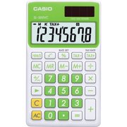 Sl300Vcgnsih Solar Wallet Calculator With 8-Digit Display - Green