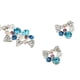 thumbnail image 5 of 10pcs Decoraciones Etiqueta engomada 3D Flor Brillo Diamante de imitación Azul shamjiam Decoraciones Del Arte Del Clavo, 5 of 5