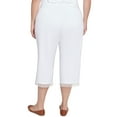 thumbnail image 2 of Alfred Dunner Womens Plus-Size Comfort Allure Embellished Capri Pant, 2 of 4