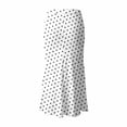 thumbnail image 4 of XIAOCHA Women's Summer Polka-Dot Skirt High-Waist Casual Date Midi Skirts, 4 of 4