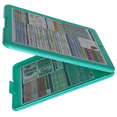 thumbnail image 5 of Nursing Clipboard with storage -providing quick access to clinical references - ideal for rotations (Mint), 5 of 7