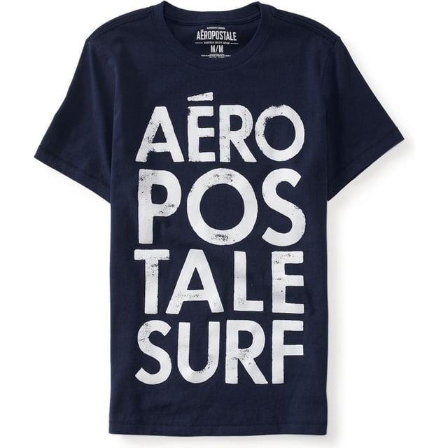 Camiseta gráfica Aeropostale para hombre Aero Surf azul XXL