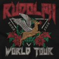 thumbnail image 2 of Christmas Rudolph Xmas World Tour Graphic T Shirt Men or Women Brisco Brands S, 2 of 6