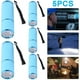 thumbnail image 3 of 5 Uds 9LED Mini Linterna Camping Antorchas Aleación Aluminio Impermeables (cielo) Azul, 3 of 8