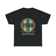 thumbnail image 2 of Vintage 1980 TShirt Women Limited Edition BDay 1980 Birthday Plus Size Tops for Women, 2 of 7