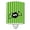 Halloween Bat Green Stripes, variant on Caroline's Treasures BB9110CNL Halloween Bat Green Stripes Ceramic Night Light, 6x4x3", multicolor
