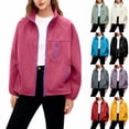 thumbnail image 5 of Women's Fashionable Casual Plus Size Coat - Long Sleeve, Thickened Fleece Lined, Stand-Up Collar, Mint Green, XXXXL, 5 of 5