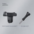 thumbnail image 2 of Adaptador magnético de dos garras, 2 uds., adaptador de cámara de acción antidesprendimiento para DJI Action 3, 2 of 4