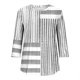 thumbnail image 5 of Heisall Women's T-Shirts 3/4 Sleeve Round Neck Loose Casual Striped Non-positional Print Spring/Autumn Fashion, 5 of 7