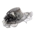 thumbnail image 2 of Visland Women's Church Derby Dress Fascinator Bridal Cap British Tea Party Wedding Hat,Wide Brim Medieval Curling Edge Hollow Out Banquet Cap, 2 of 8