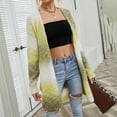 thumbnail image 6 of Women's Sweaters And Cardigans With Pockets Colorful Elegant Long Knitted Shirt Loose Sweater Cardigan Jacket Sweater Jacket, 6 of 9