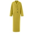 thumbnail image 5 of LWavelet Oversized Wool Coat Women Warm Winter Daily Trendy Loose Longline Versatile Outerwear Red XL, 5 of 5