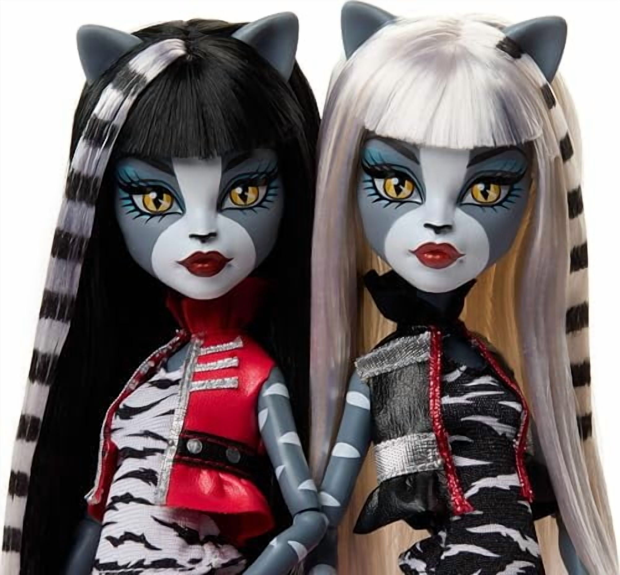Mattel Monster High Dolls 3-Pack, Toralei Stripe, Meowlody