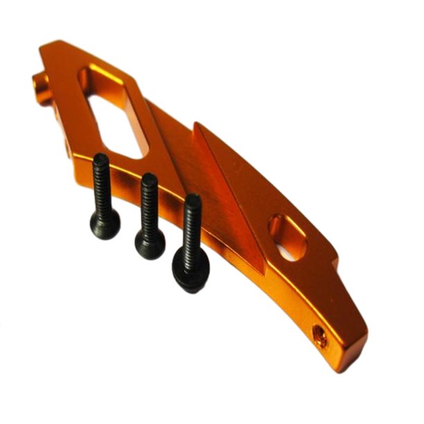 Juego de soporte de chasis delantero duradero de aleación de aluminio Vogacara Naranja
