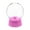 Pink, variant on Snow Globe, Water Globe, Clear Plastic Water Jar with Screw Off Cap Fillable Candy Bottle Cookie Jar for DIY Craft Christmas Flower Moss Landscape, 1 Pcs, 2.56 Inches
