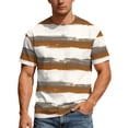 thumbnail image 2 of TrendOFT Mens Graphic Tees Cotton Funny Art Graphic Printed Short Sleeve Round Neck Casual Street Style Daily Comfort Apparel Mens Shirts White L, 2 of 3