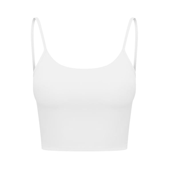 Greeniant Camiseta sin mangas, sujetador deportivo, chaleco deportivo, accesorios de gimnasio lavables, ropa para correr, comodidad, resiliencia, Uniforme atlético Blanco ocho