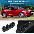 thumbnail image 3 of Interruptor de Ventana Eléctrica Unique Bargains No.BKC366350A para el lado del conductor delantero izquierdo para Mazda 3 2014-2017 Negro, 3 of 7