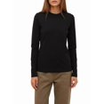 thumbnail image 3 of Cotton Long Sleeve Tee Shirts for Women Slim Fit Tshirts Basic Tops Crewneck Layering Undershirts Black M, 3 of 8
