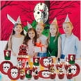 thumbnail image 2 of Jason Voorhees Friday The 13th Cake Topper CupcakeS Set Birthday Party Supplies Decoration Decor Kit, 2 of 4