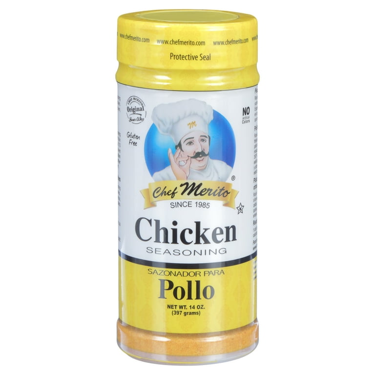 Chef Merito Seasoning, Chicken - 14 oz