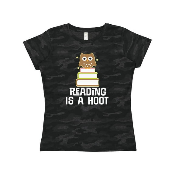 Inktastic Reading Is A Hoot Librarian Gift Women's T-Shirt