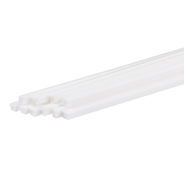Plastic Model Rod ABS Square Rods Easy Processing 2mmx2mmx250mm
