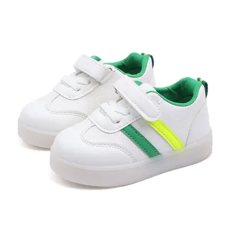 

Boys Soft-soled Non-slip LED Skate Shoes Toddler Baby Shoes