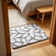 thumbnail image 4 of CaiYueKe Leaf Pattern Bath Mat Soft Absorbent Microfiber Rug Non Slip Bathroom Mat Washable Shower Mat for Bathroom Kitchen Entryway Indoor Decor Quick Dry Floor Mat Textured Design Home Decor, 4 of 7